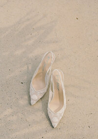 bridal shoes in the shadows, Wedding Photographer