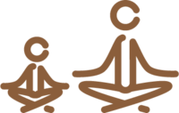 yogi icon_meditation_brown