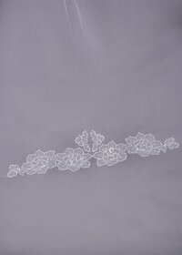 Chapel Length wedding veil tulle