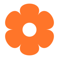 orange flower icon