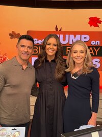 monica with kelly and ryan