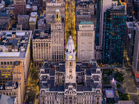 aerial image of city scape