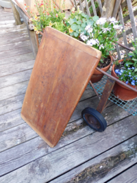 Rectangular wooden bread board