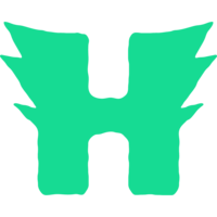 Green "H" word mark for HeyMae