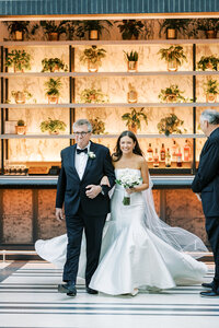 bride getting ready in adorable robe