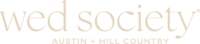 Wed Society Austin + Hill Country tan logo