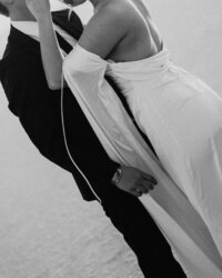 Utah Bonneville Salt Flats Elopement with bride and groom