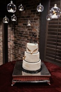 Golden Snitch wedding cake
