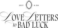 Love Letters to Bad Luck logo in black by Isla Luna Studio