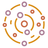 Icone pour illustrer des expériences sensorielles et immersives.