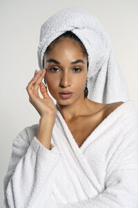 Woman after getting facial at a med spa in pasadena