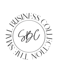 Small business Collection Logo, where Erin Eileen Fine Stationery is featured
