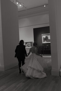 museum bridal portraits