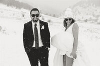 Golden Hour Bride and Groom Wedding Portraits Photos