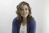 Photo of client Brooke smiling, with text testimonial about Jessie Richards’ website design results.