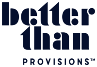 Better Than Provisions logo navy