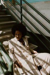 Elopement photographer. Jessica taking editorials at a parking garage