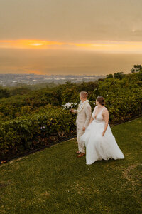 Hale Wailele tiny wedding on Big Island of Hawaii