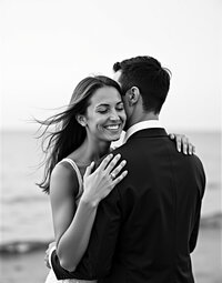 Bride posing at wedding venue
