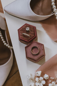 fallback shared on Invalid Date | wedding rings in a red ring box