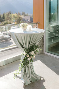 Rebekah Brontë Designs - Canmore Wedding Designer - High-End Wedding Design & Management in Alberta & BC - Canmore wedding at The Sensory and Silvertip Resort, photo by Modern Nest