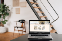 Real Estate website mockup for web design & SEO company Kreative Kat