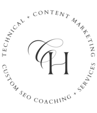 Christy Hunter monogram SEO coach for creative business owners