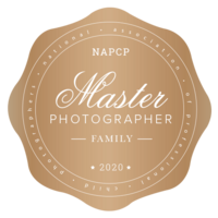 Master Family  Photographer  certification  badge  from the NAPCP