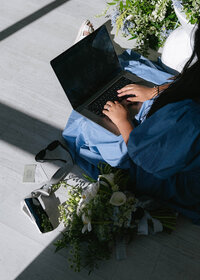 Authentic behind-the-scenes wedding moments, capturing laughter, love, and joy that make your wedding day unforgettable, documented through content creation by Dove and Grace Content Co.