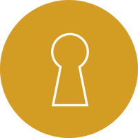 yellow key