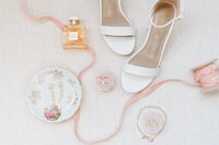 flatlay with wedding details taken by wedding photographers lexington ky