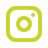 instagram icon of a camera in chartreuse 
