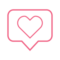 Pink Heart Engagement Icon