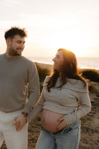 Artistieke zwangerschapsshoot in studio Mae Maison in Veghel