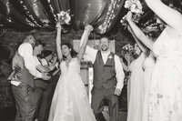 Wedding Couple celebrate their union at the reception In Kutztown PA 