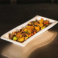 Crispy Brussel Sprouts from Max Dales Steak and Chop House Mount Vernon Restaurant