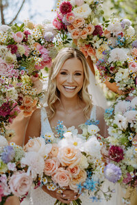 bride vibrant colorful bridal wedding photographer in san diego ethereal gardens fallbrook california