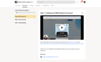 screenshot of email marketing sales course
