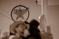 Middle Tennessee elopement at a horse ranch. Palomino Horse.