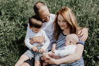 Summer outside family shoot, family photographer, family photoshoot newborn family photo gallery