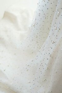 Capel-length Veil with Pearls