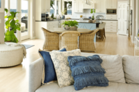 living room cleaned by natural Edmonton cleaning service