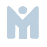 Mad Impact Design Logomark in blue