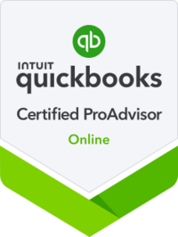 Quickbooks lobo with words "Certified ProAdvisor Online"