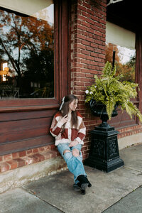 simple senior photos 