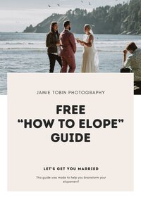 Free how to elope guide for couples who don't want a traditional wedding
