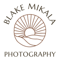 logo blake mikala photography