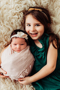 Rowan and Eden newborn photography in Warren PA