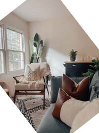 Peacock & Dahlia Interiors | Modern home design| Modern bohemian style | Scandinavian style |
