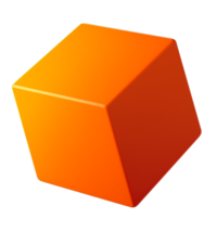 floating 3d cube